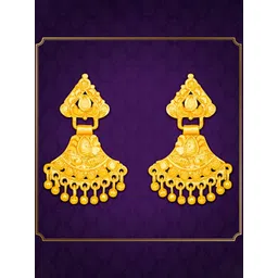Luv Fashion Gold-Plated Contemporary Drop Earrings-picture-14