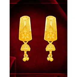 Luv Fashion Gold-Plated Dome Shaped Jhumkas-picture-23