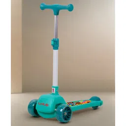 Luv Lap Elegant 3-Wheel Kick Scooter with Adjustable Height & Easy-Grip Handlebars - Sea Green-picture-22