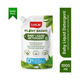luv lap LuvLap Plant-Based Baby Liquid Laundry Detergent Refill Pack - 1000 ml-picture-17