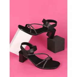 Luvfeet Embellished Party Block Sandals-picture-23