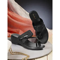 Luvfeet Women Solid Wedge Sandals-picture-39
