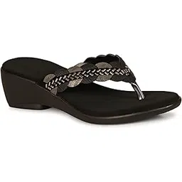 Luvfeet Women's Wedge Heels Slipper-picture-10