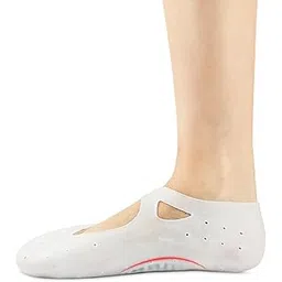 LUVINA Moisturizing Silicone Gel Socks with Arch Support – Dry Crack Feet Treatment for Women or Men, Hydrating Spa Socks for Heel Repair-picture-26