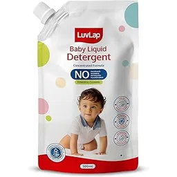 LuvLap Baby Laundry Detergent Refill pack- 500ml, pH Balanced Dermatologically tested formula, No harsh chemicals, Safe for mommy's hands & baby's skin, Anti Bacterial, Enriched in Aloe Vera-picture-29
