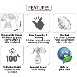 luvlap MANUAL BREAST PUMP- Manual image 5