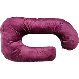 LuvLap Maternity Pillow for Pregnancy Sleeping, Maternity Pillow for Pregnant Women, G-Shaped Pillow, Full Body Pillow, Washable Cover, Ideal for Pregnant Women & Nursing Moms (Maroon)-picture-28