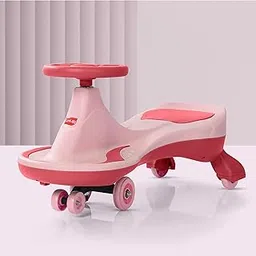 LuvLap Sunny Swing Car, Magic Car, Kids Push Car, Magic Car for Kids, Comfortable Seats & Durable, Ride On Car, Magic Toy Car, 3+ Years, Pink-picture-13