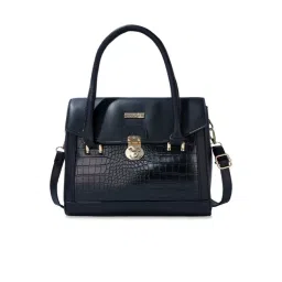 Luvoksi Black Animal Effect Large Satchel Handbag-picture-10