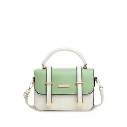 Luvoksi Colourblocked Structured Handheld Bag-picture-25