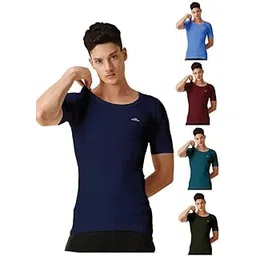 lux champion Men's Pure Cotton Vest | 100% Super Combed Cotton | Breathable, Sweat-Absorbent Comfortable Lux Vest for Daily Use-picture-16