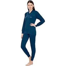 Lux Cottswool Women's Thermal Top and Lower Set-image-35
