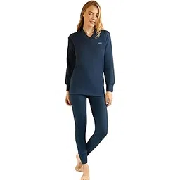 Lux Cottswool Women's Upper and Lower Thermal Set | Thermal Set for Women-image-20