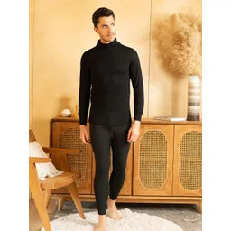 Lux Cottswool Men Turtle Neck Thermal Set-picture-24