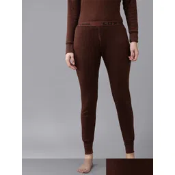 Lux Cottswool Women Pack Of 2 Solid Cotton Thermal Bottoms-image-19