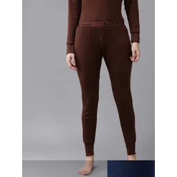 Lux Cottswool Women Pack Of 2 Solid Cotton Thermal Bottoms-picture-24