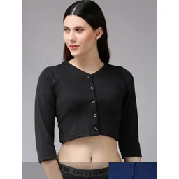 Lux Cottswool Women Pack Of 2 Solid Slim-Fit Cotton Thermal Top-image-48