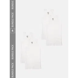 Lux Cozi Boys Pack Of 4 Cotton Innerwear Vests-picture-39