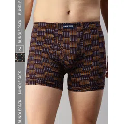 Lux Cozi Men Pack Of 2 Assorted Printed Cotton Trunks COZI_BIGSHOT_LONGS_PRINT_AST4_2PC-picture-35