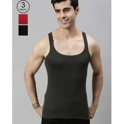 lux cozi Men Pack of 3 Sleeveless Vest-picture-25
