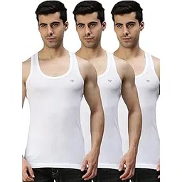 lux cozi Men's Cotton Modern Fit Vest (Pack of 3)-picture-36