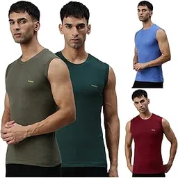 lux cozi Men's Cotton Modern Fit Vest (Pack of 4) (Color & Prints May Vary)-picture-34