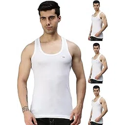 lux cozi Men's Cotton Regular Fit Vest |Vest For Men| Pack Of 4-picture-30