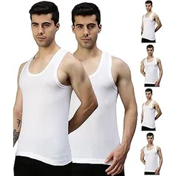 lux cozi Men's Cotton Regular Fit Vest (Pack of 6)-picture-21