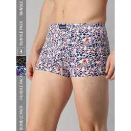 Lux Cozi Pack Of 3 Assorted Skin-friendly Label free comfort Short Cotton Trunk-picture-32