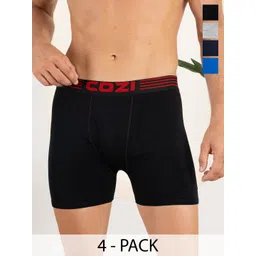 Lux Cozi Pack Of 4 Assorted Pure Cotton Trunks- COZI_1123_LUXURY_AST_4PC-picture-17