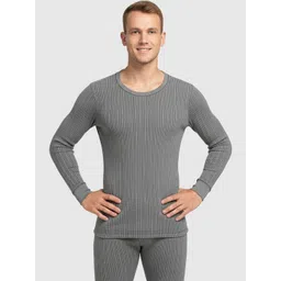 Lux Cozi Ribbed Round Neck Thermal Tops-picture-32