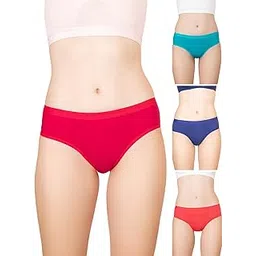 lux cozi Women's Cotton Hipster Panties (Pack of 4)-picture-23