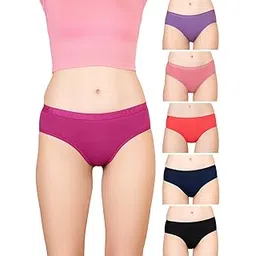 lux cozi Women's Cotton Hipster Panties (Pack of 6)-picture-31