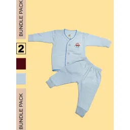 LUX Inferno Kids Maroon & Blue Printed Full Sleeves Thermal Set(Pack of 2)-image-25