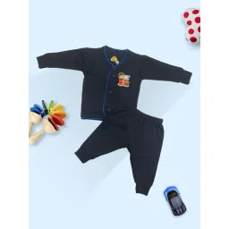 LUX Inferno Kids Navy Printed Full Sleeves Thermal Set-picture-47