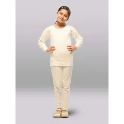 LUX Inferno Kids White Skinny Fit Full Sleeves Thermal Set-image-48
