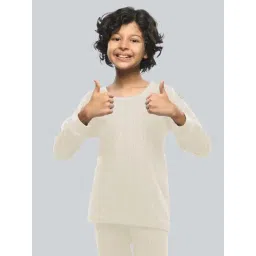LUX Inferno Kids White Skinny Fit Full Sleeves Thermal Top-image-38