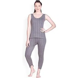 lux inferno Women's Slip Thermal Top and Lower Set-picture-16