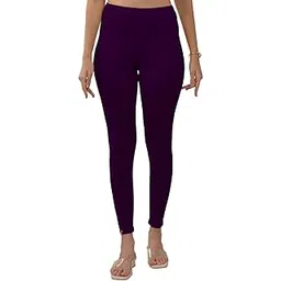 lux lyra Lyra Women Solid Premium Cotton Ankle Length Leggings | Mid-Waist | Fashionwear-picture-43