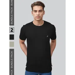 Lux Nitro Black & Grey Regular Fit T-Shirt-picture-33