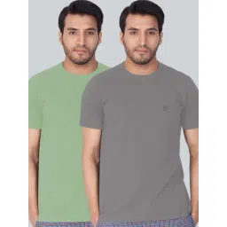 Lux Nitro Green & Grey Regular Fit T-Shirt Pack of - 2-picture-39