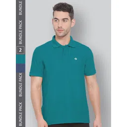 LUX NITRO Pack Of 2 Anti Odour Polo Collar T-Shirt-picture-15