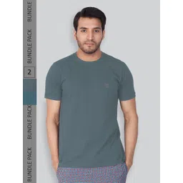 LUX NITRO Plus Size Pack of 2 Round Neck Lounge T-shirt-picture-35