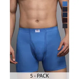 LUX PARKER Pack Of 5 Pure Cotton Long Trunks LUX_PARKER_LONG_TRUNK_IE_COL_5PC-picture-42