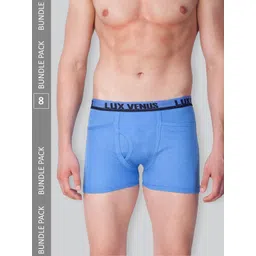 LUX VENUS Men Pack Of 8 Assorted Pure Cotton Trunks-picture-12