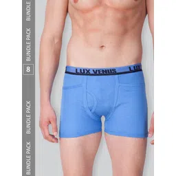 LUX VENUS Men Pack Of 8 Assorted Pure Cotton Trunks-picture-40