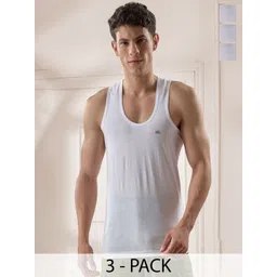 Lux Venus Men Scoop Neck Sleveeless Cotton Vest- Pack of 3-picture-31