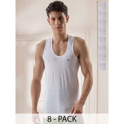 Lux Venus Men Scoop Neck Sleveeless Cotton Vest- Pack of 6-picture-34