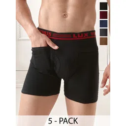 LUX VENUS Pack of 5 Assorted Men Cotton Pocket Trunk  NW1_VENUS_PKT_DRW_AST_75_5PC-picture-27