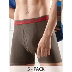 LUX VENUS Pack of 5 Assorted Men Cotton Trunk  NW1_VENUS_FCD_DRW_AST_105_5PC-picture-24